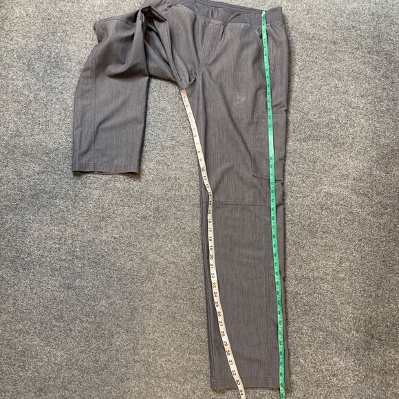 Figs Scrub Pants Mens L Graphite Grey Technical Collection Cargo Pocket Straight - Picture 10 of 15